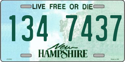 NH license plate 1347437