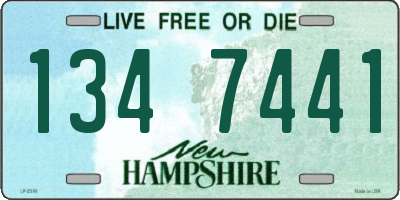 NH license plate 1347441