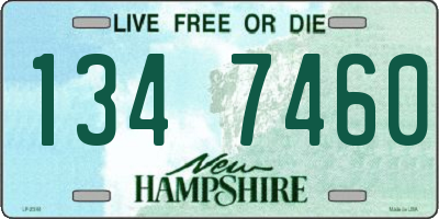 NH license plate 1347460