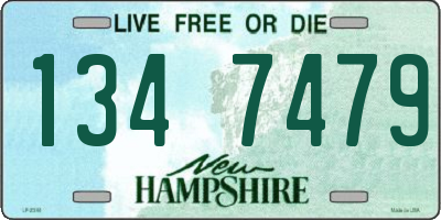 NH license plate 1347479