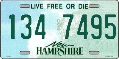 NH license plate 1347495