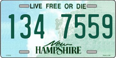 NH license plate 1347559