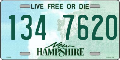 NH license plate 1347620
