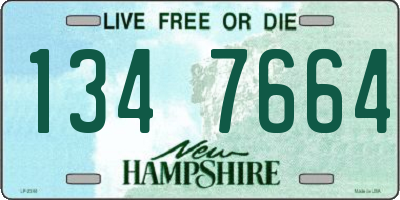 NH license plate 1347664