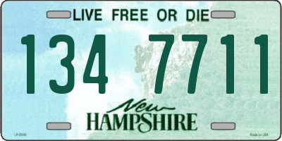 NH license plate 1347711