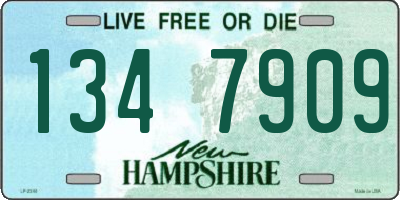 NH license plate 1347909