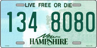 NH license plate 1348080