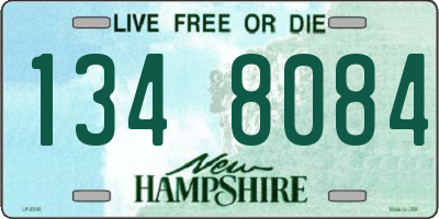 NH license plate 1348084
