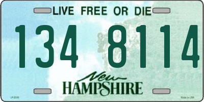 NH license plate 1348114