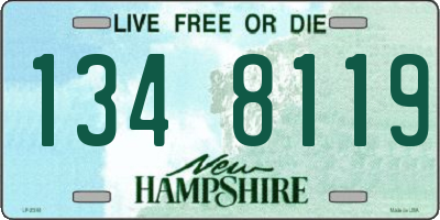 NH license plate 1348119