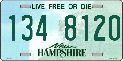 NH license plate 1348120