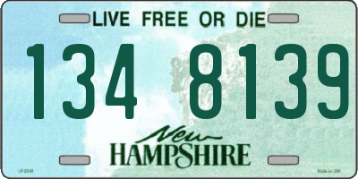 NH license plate 1348139