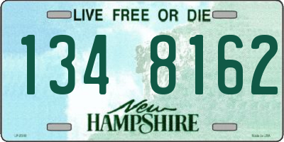 NH license plate 1348162