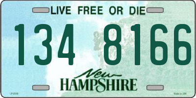 NH license plate 1348166