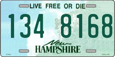 NH license plate 1348168
