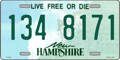 NH license plate 1348171