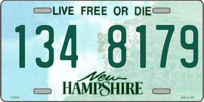 NH license plate 1348179