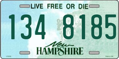 NH license plate 1348185