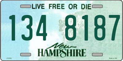 NH license plate 1348187