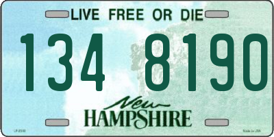 NH license plate 1348190