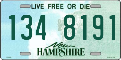 NH license plate 1348191