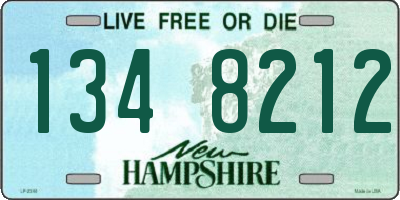NH license plate 1348212