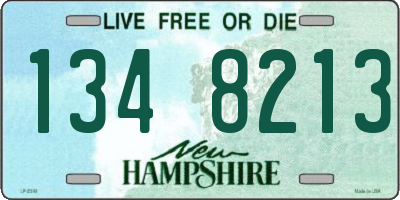 NH license plate 1348213