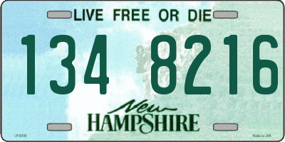 NH license plate 1348216