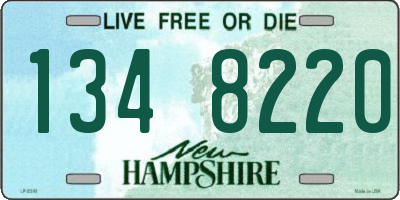 NH license plate 1348220