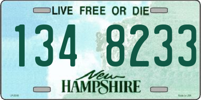 NH license plate 1348233