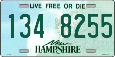 NH license plate 1348255