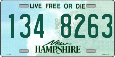 NH license plate 1348263
