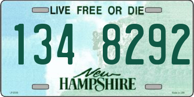 NH license plate 1348292