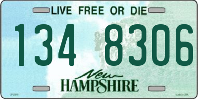 NH license plate 1348306