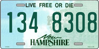 NH license plate 1348308