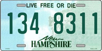NH license plate 1348311