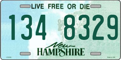 NH license plate 1348329
