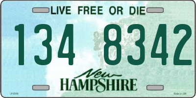 NH license plate 1348342