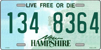 NH license plate 1348364
