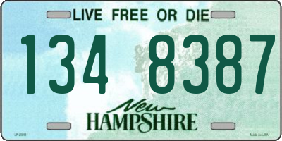 NH license plate 1348387