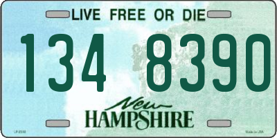 NH license plate 1348390