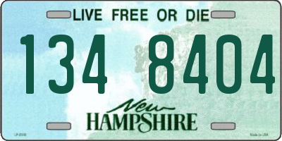 NH license plate 1348404