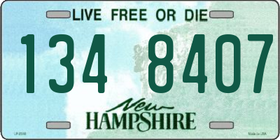 NH license plate 1348407