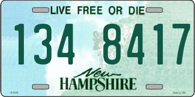 NH license plate 1348417