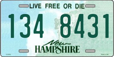 NH license plate 1348431