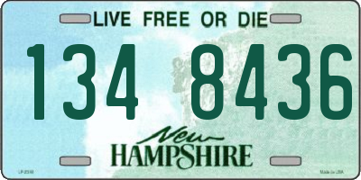 NH license plate 1348436
