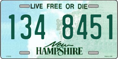 NH license plate 1348451