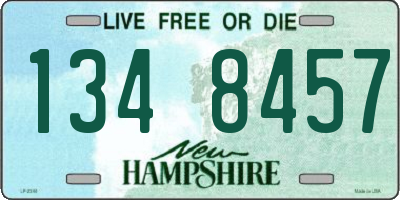 NH license plate 1348457