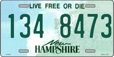 NH license plate 1348473