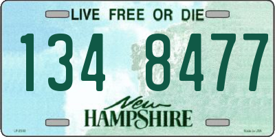 NH license plate 1348477